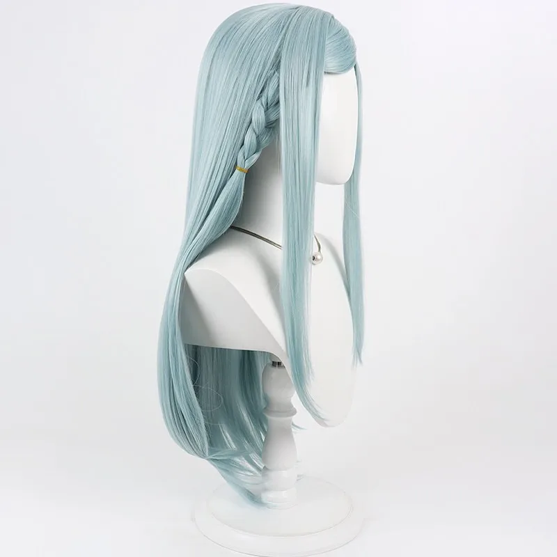 Hinomori Shizuku Cosplay Wig Project Sekai Long Heat Resistant Synthetic Hair Halloween Party Role Play Carnival + Free Wig Cap