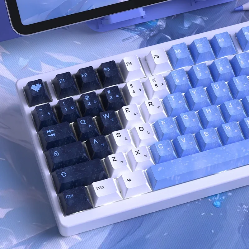 

Snow Lady Keycap Hot Sublimation PBT Adaptation Wooting Tarantula Mega Lion Mad68 Mechanical Keyboard Keycap