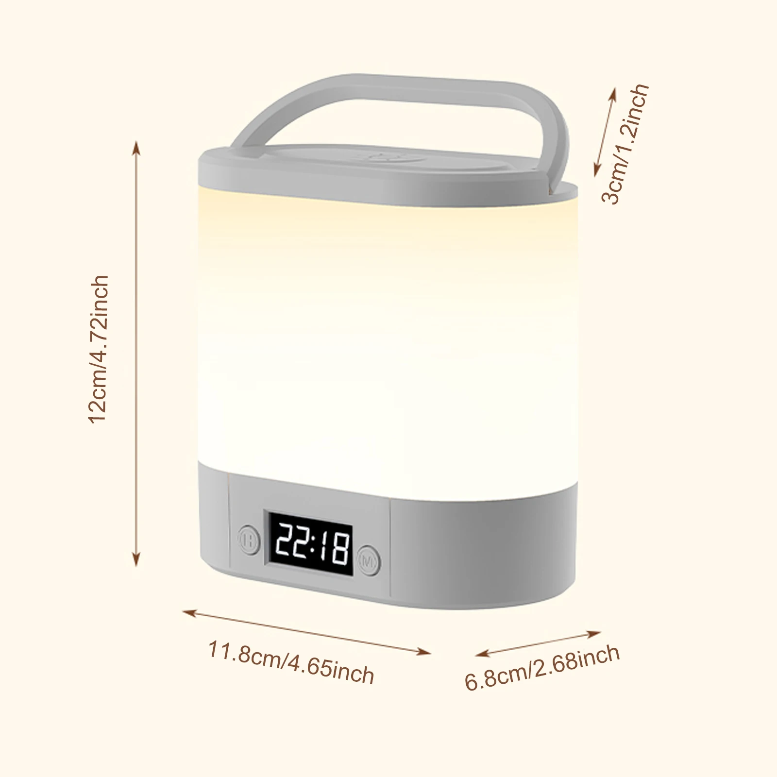 LED night light, adjustable brightness USB rechargeable desk lamp, suitable for use in kitchens, bedrooms, garages, bedroom beds