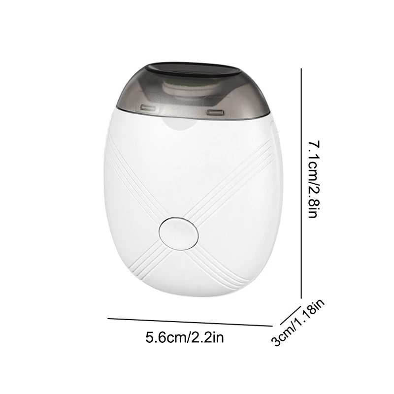 Coupe-ongles électrique Portable pour bébé, avec lampe, coupe-ongles, polissage, lime de manucure avec 3 vitesses réglables