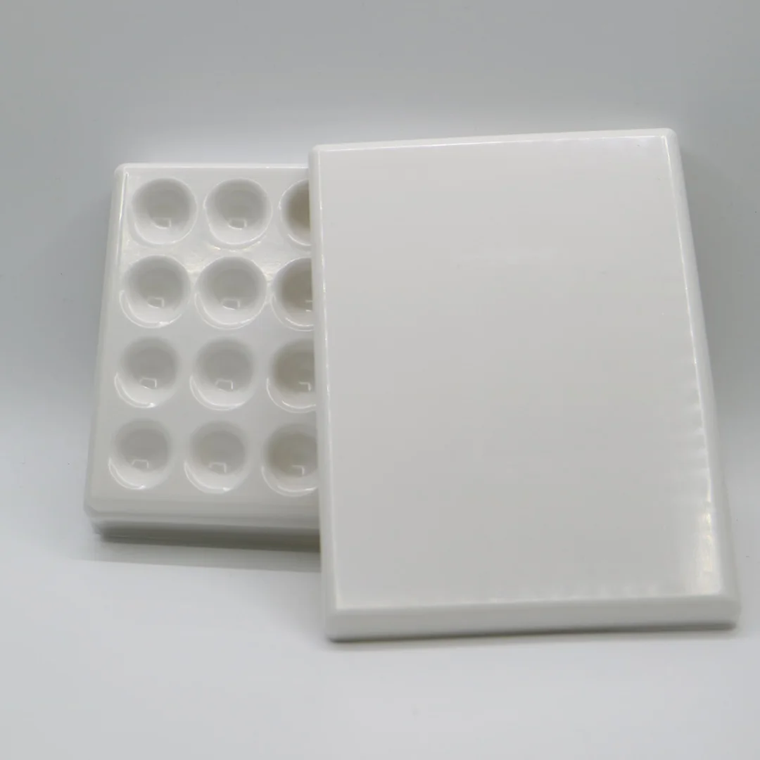 Dental lab 24 Slot plastic Palette Watering Plate mixing plate stain powder mixing tool