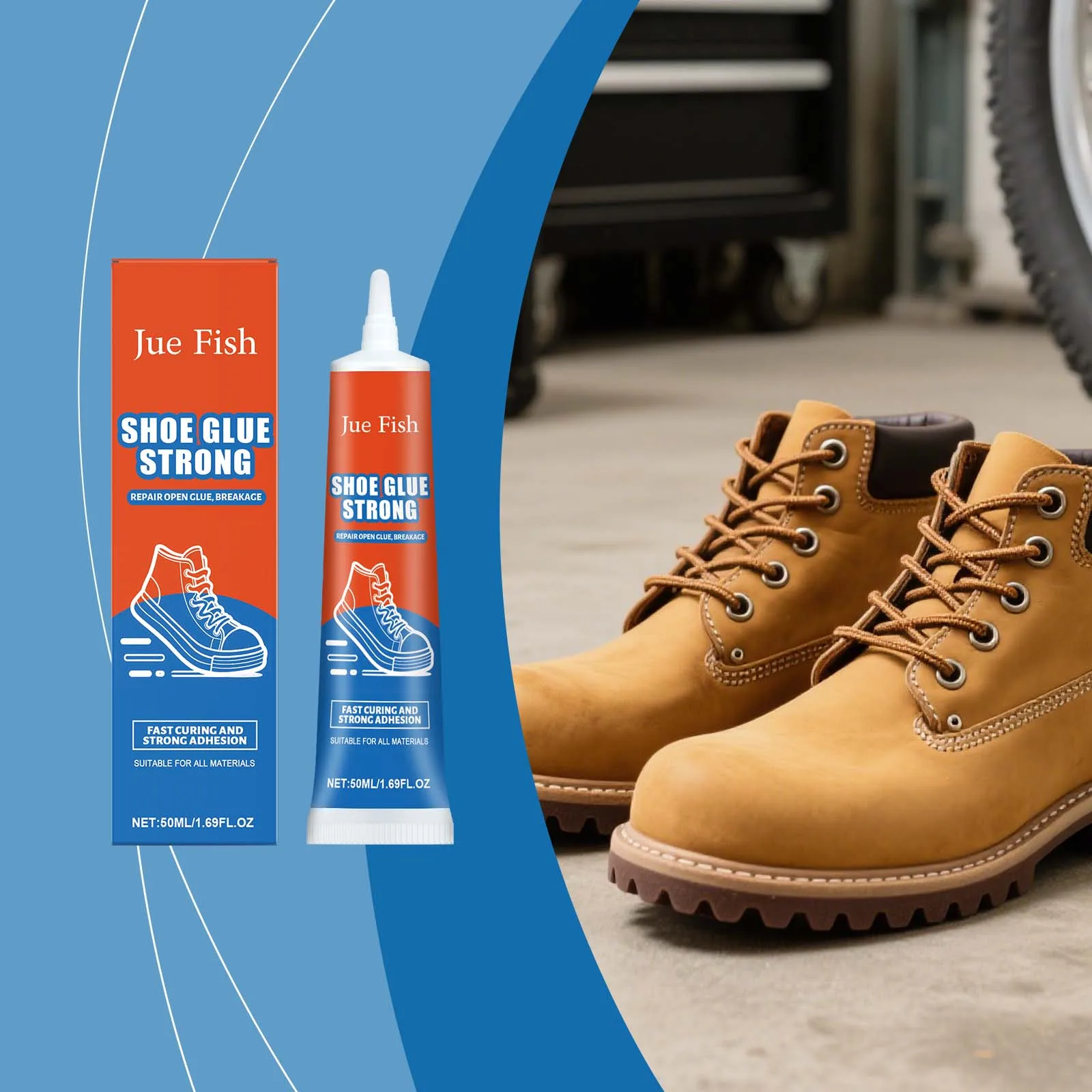 

Multi-material Shoe Repair Glue Quick Bonding for Sneakers Leather Shoes Soles Household Adhesive with Enhanced Binding Force