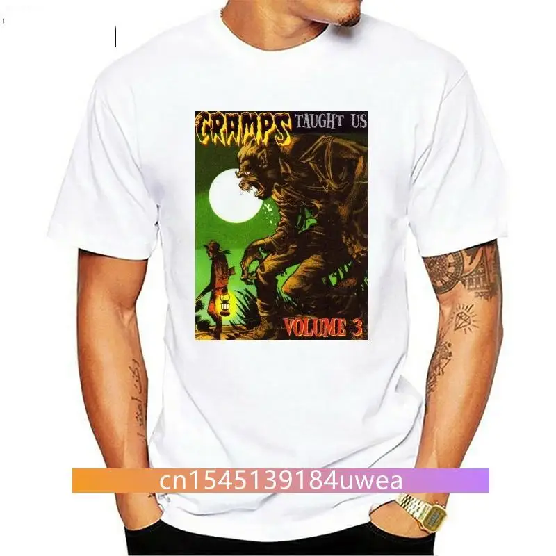 New 2021 The Cramps Werewolf Moon Psychobilly Rock Punk Men  T-Shirt S-3XL Print T Shirts