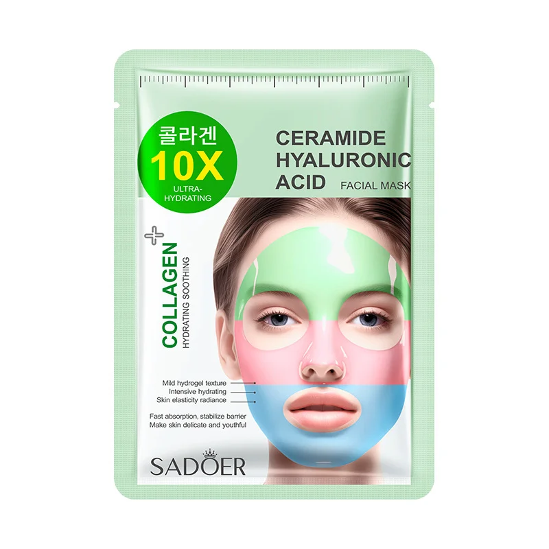 Available in 3-Piece and 6-Piece Packs, Sakura Hyaluronic Acid Mask Contains Collagen + Niacinamide + Hyaluronic Acid + Aloe Vera Extract, Which Is Moisturizing and Hydrating, and Can Be Given as a Gift to Friends and Family.