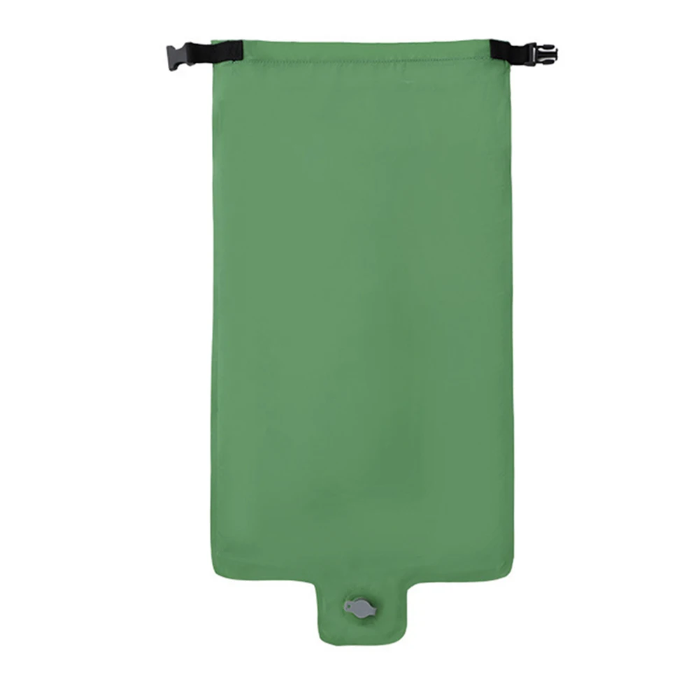 Compact Inflatable Air Bag for Sleeping Pad Use Made of Nylon with Lamination for Weather Resistant Performance in the Wild