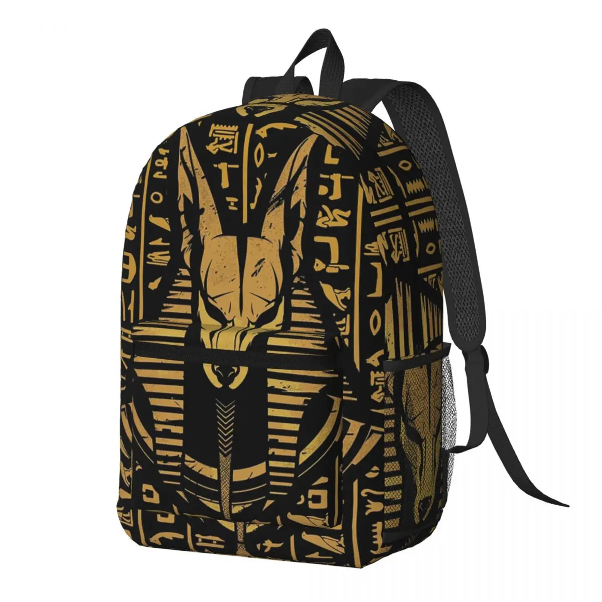 

Anubis Egyptian God Egypt Backpack Daypack Large Capacity Children BookBag School Bag Shoulder Bags for Men Women