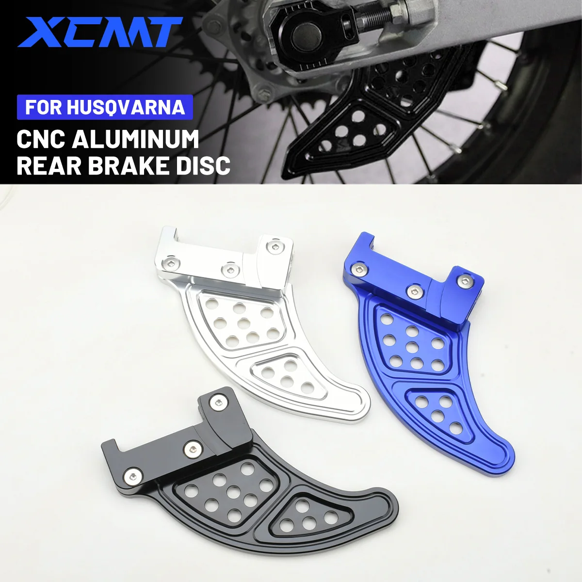 

CNC Rear Brake Disc Guard For Husqvarna TE FE TX FX TC FC 2018 TEi FEi 150-501 2022-2023 Motorcycle Magura Protector Parts