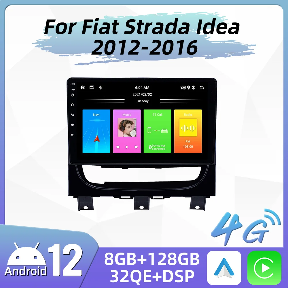 

for Fiat Strada Idea 2012-2016 Navigation Radio Car Multimedia Video Player Autoradio Head Unit 2 Din Android Car Stereo Gps