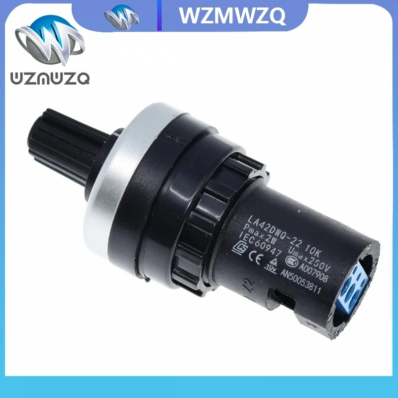 

LA42DWQ-22 1K 2K 5K 10K 22mm Diameter Pots Rotary Potentiometer Converter Governor Inverter Resistance Switch