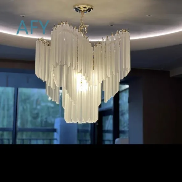 Luxury Crystal Chandelier for Living Room Bedroom Villa Tea Room Bar Dining Room Art Pendant Light Clover Design Ceiling Lamp