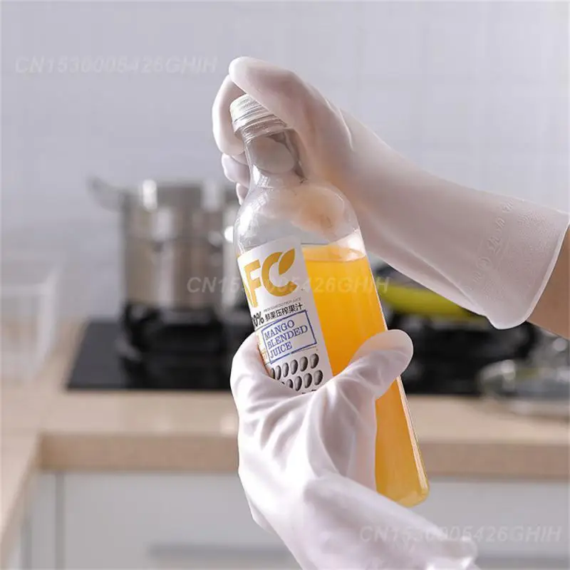 Durable Gloves Effective Cleaning Reliable Rubber Latex Gloves For Dishwashing Dishwashing Gloves Multipurpose Kitchen Gloves