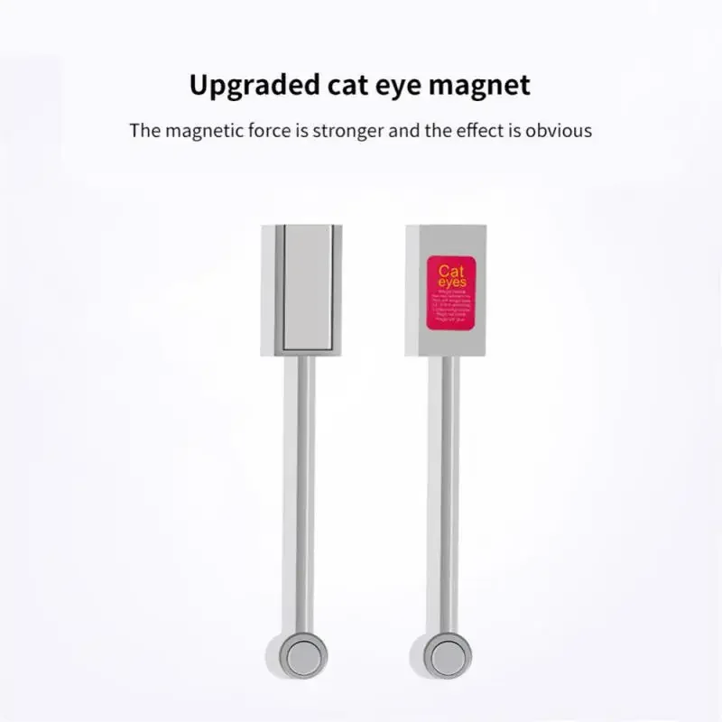 Alat Magnet mata kucing, satu kepala ganda mata kucing Magnet stik seni kuku dekorasi desain 3D untuk Semir Gel peningkatan kuku 6 tipe