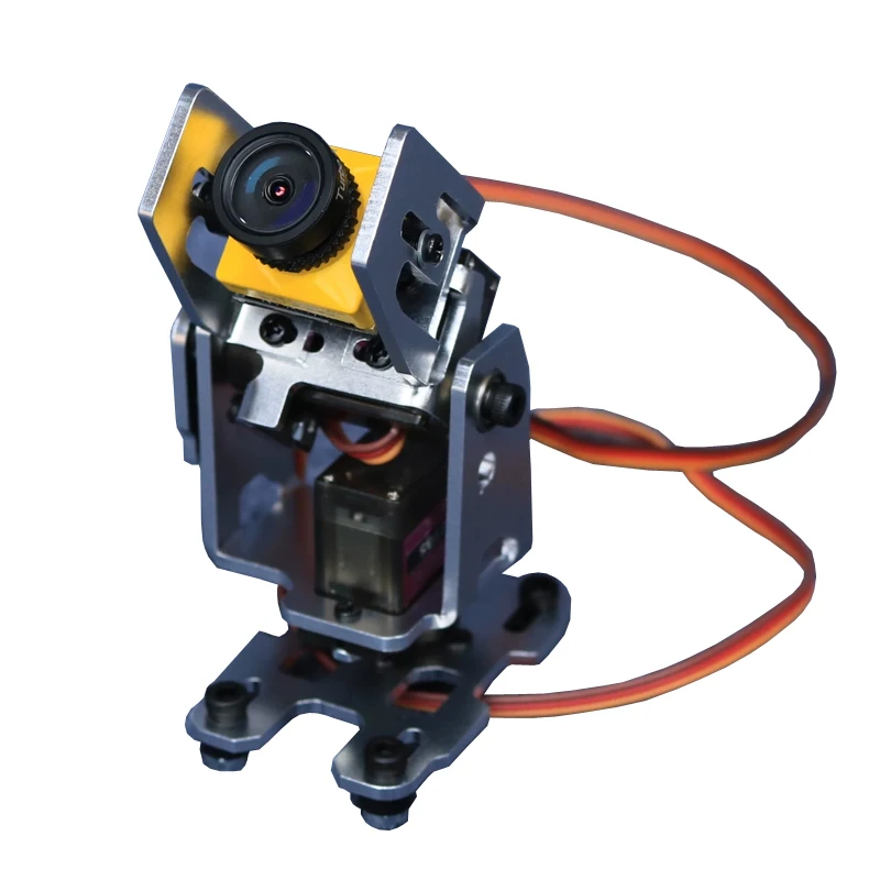 

1Set DC4.8-5V Dual-axis Pan Tilt Gimbal Bracket with 2pcs 9G Metal Servo 29x29mm Camera Mount Holder for FPV Head Tracker System