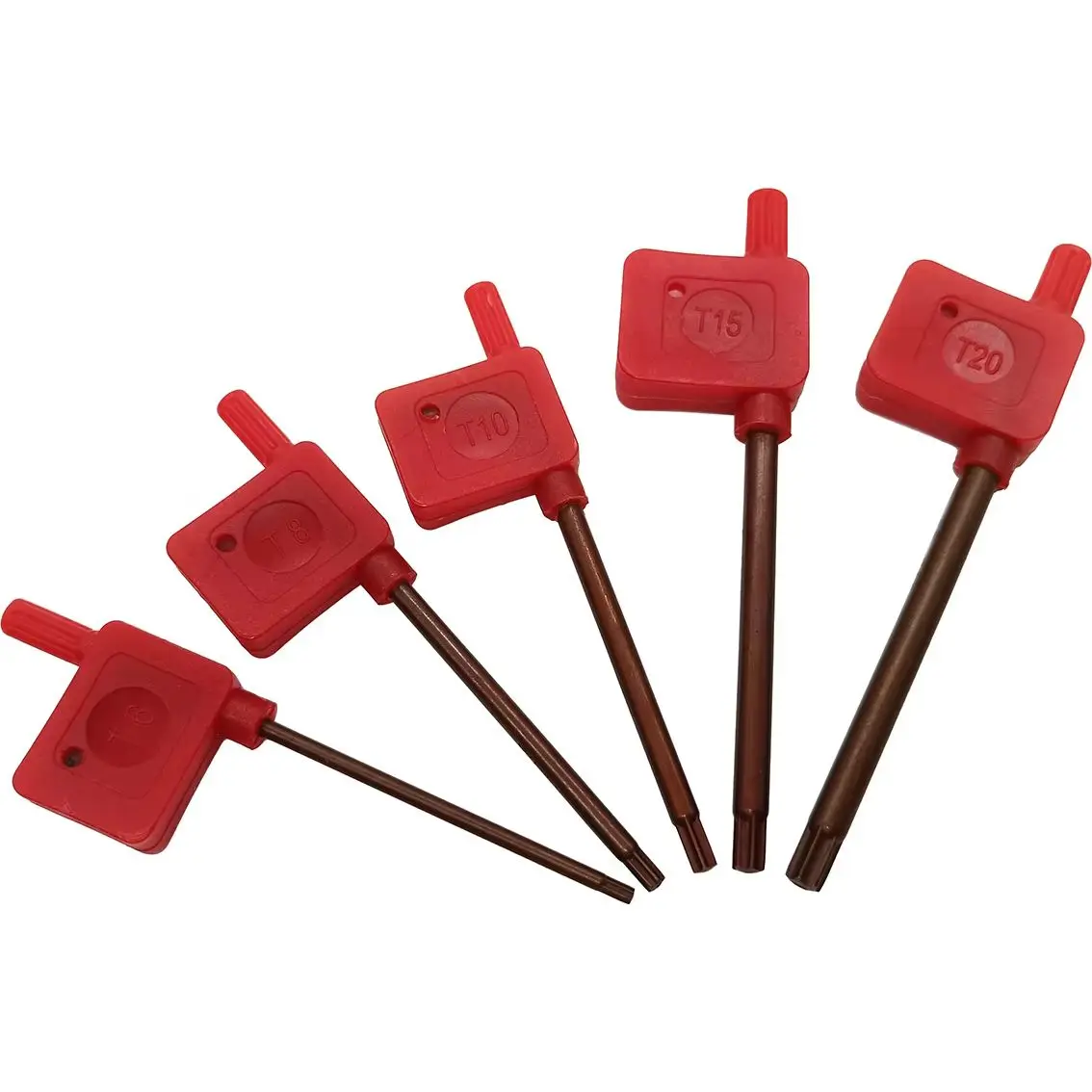 

Red Flag Torx Wrench T6/T8/T10/T15/T20 Mini Screwdriver S2 CNC Tool Repair Fasteners Remove 1000pcs/lot