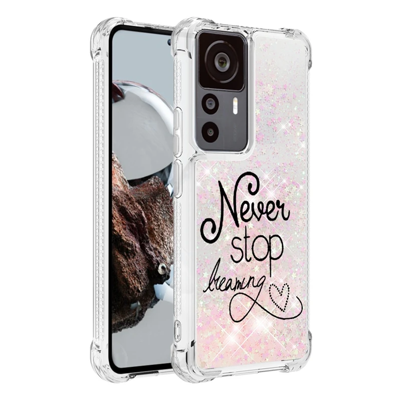 12T Pro Case on For Coque Xiaomi 12T Pro Cover Quicksand Dynamic Liquid Case For Funda Xiomi Xiaomi Mi 12T 12 T Pro Phone Cases