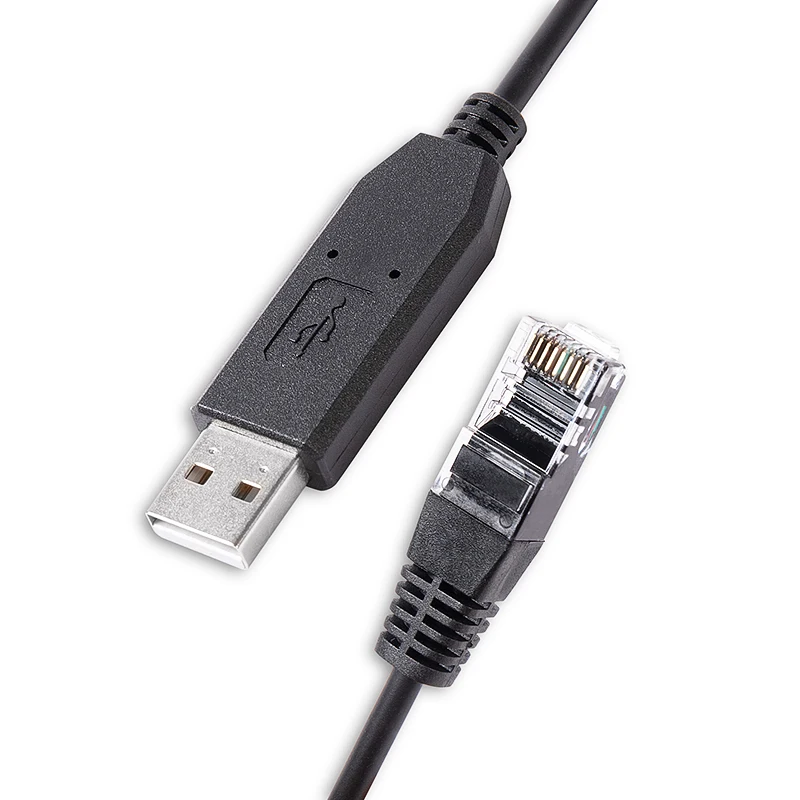 10ชิ้น/ล็อต0.5M ที่กำหนดเอง PINOUT FTDI FT232RL USB RS485 To RJ45 8P8C Serial Communication Cable