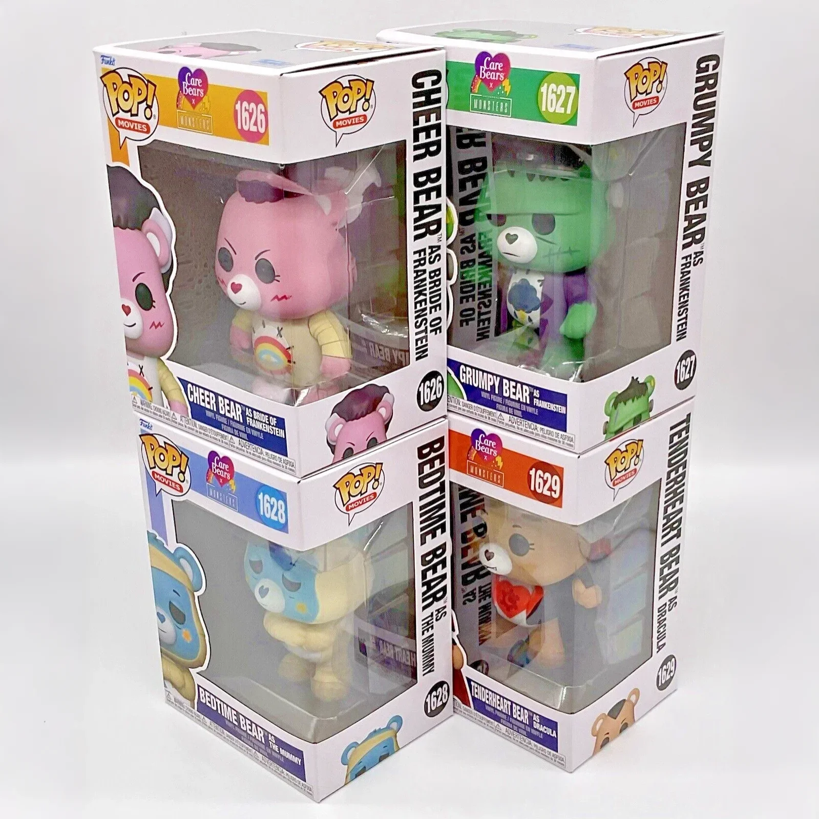 Care Bears Tenderheart Bear Grumpy Bear as Dracula Frankenstein Фигурки Funko Pop Коллекционная ограниченная серия Модель игрушки в подарок