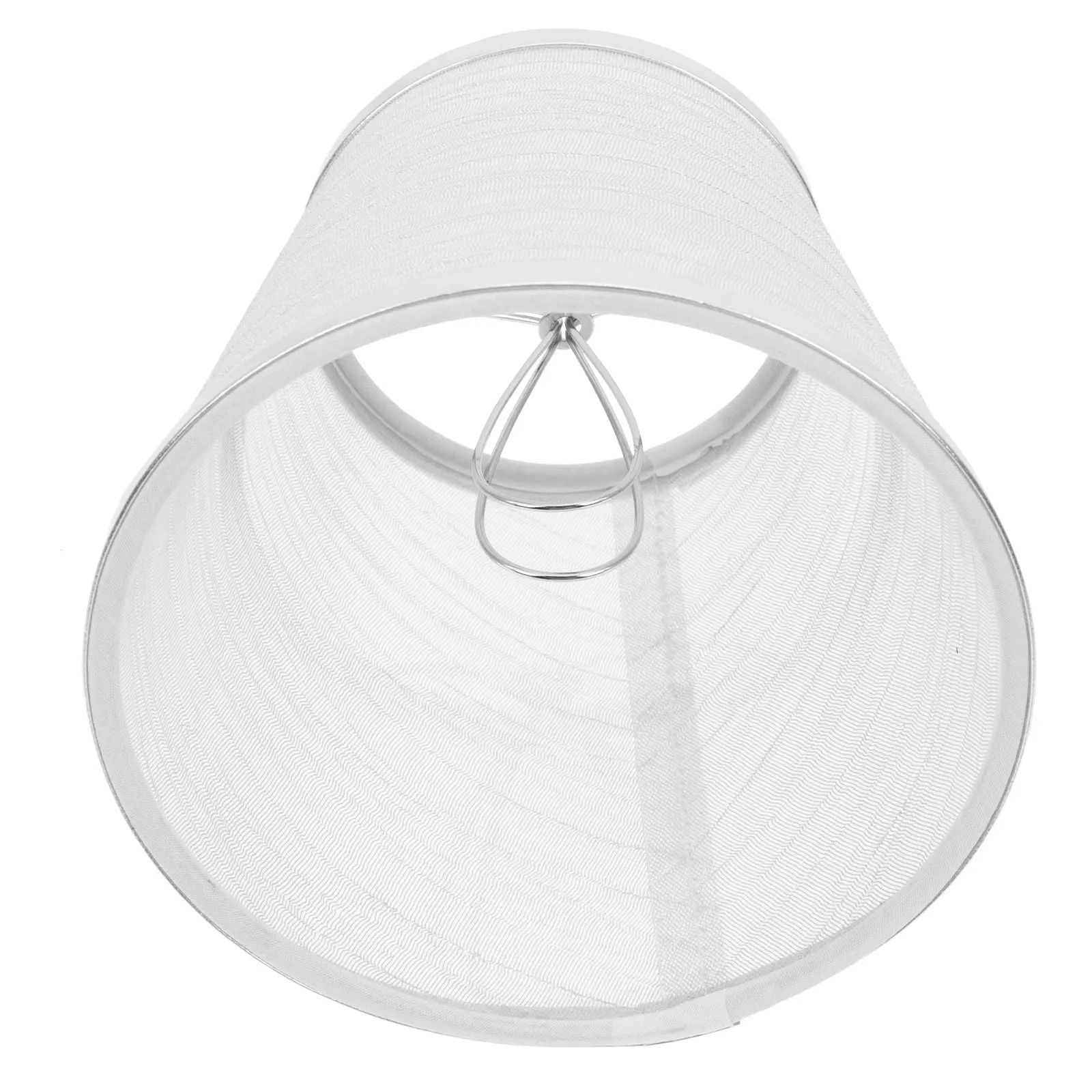 Transparent Round Cloth Lampshade Wall Light Cover Decorative Shade for Bedroom Living Room Warm Ambiance