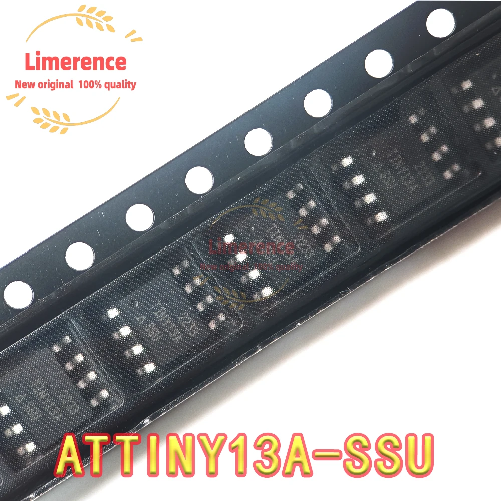 10PCS ATTINY13A-SSU SOP8 ATTINY13A SSU ATTINY13 TINY13A-SSU TINY13A SOP-8 SMD New and Original IC Chipset