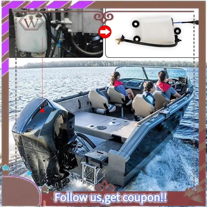 

A57E-1 PCS Outboard Oil Tank Assembly White Replacement Parts For Mercury Mariner 884525T1 1200-8M0064075 200HP 225HP 250HP 2000