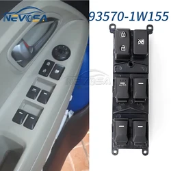 NEVOSA 93570-1W155 Car Front Left Drive Side Power Window Control Switch Button For Kia Rio (4Door) 2012 2013 2014 2015