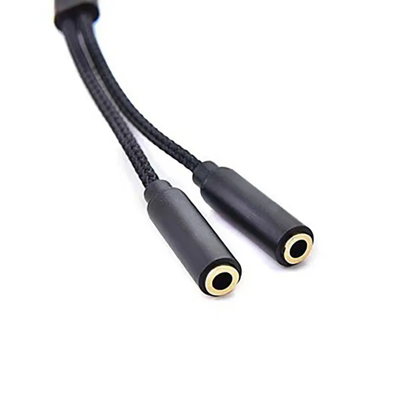 1/5/10PCS 3.5mm Audio Splitter Y Jack 1 Male to 2 Female M/F 3.5mm Stereo Earphone Connector Adapter Earphone Accessories