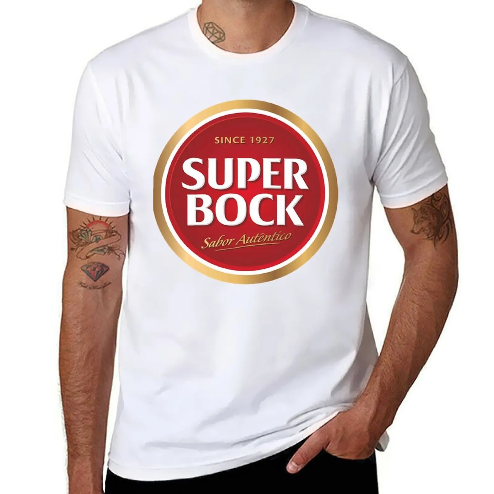 

super bock since 1927 logo Essential T-Shirt anime t shirts oversize t shirt men 100% cotton luxury brand T-Shirt