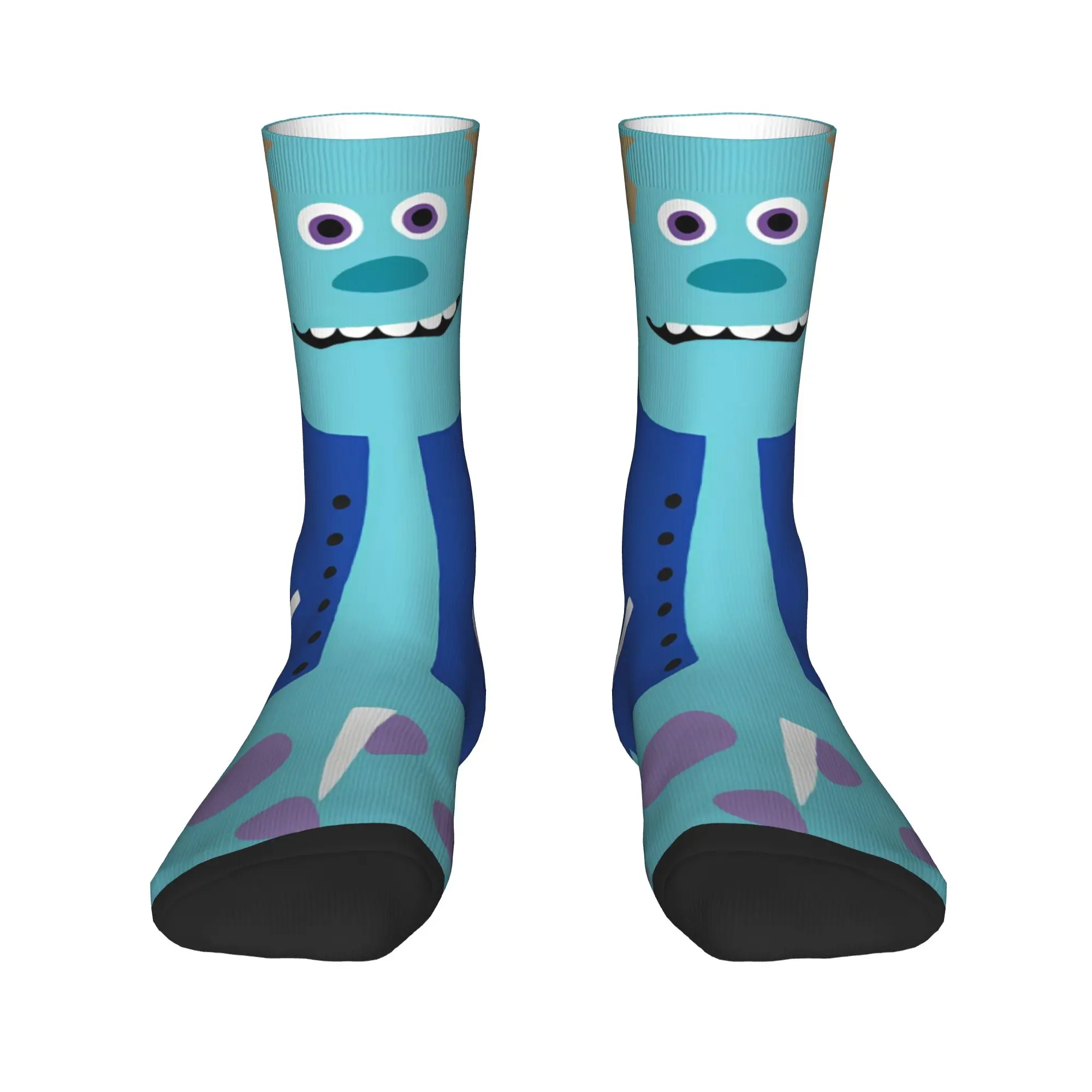 Couple Socks Monsters, Inc Mike Wazowski James Sullivan  Stockings Anti Skid Soft Socks Autumn Fashion Graphic Outdoor Socks
