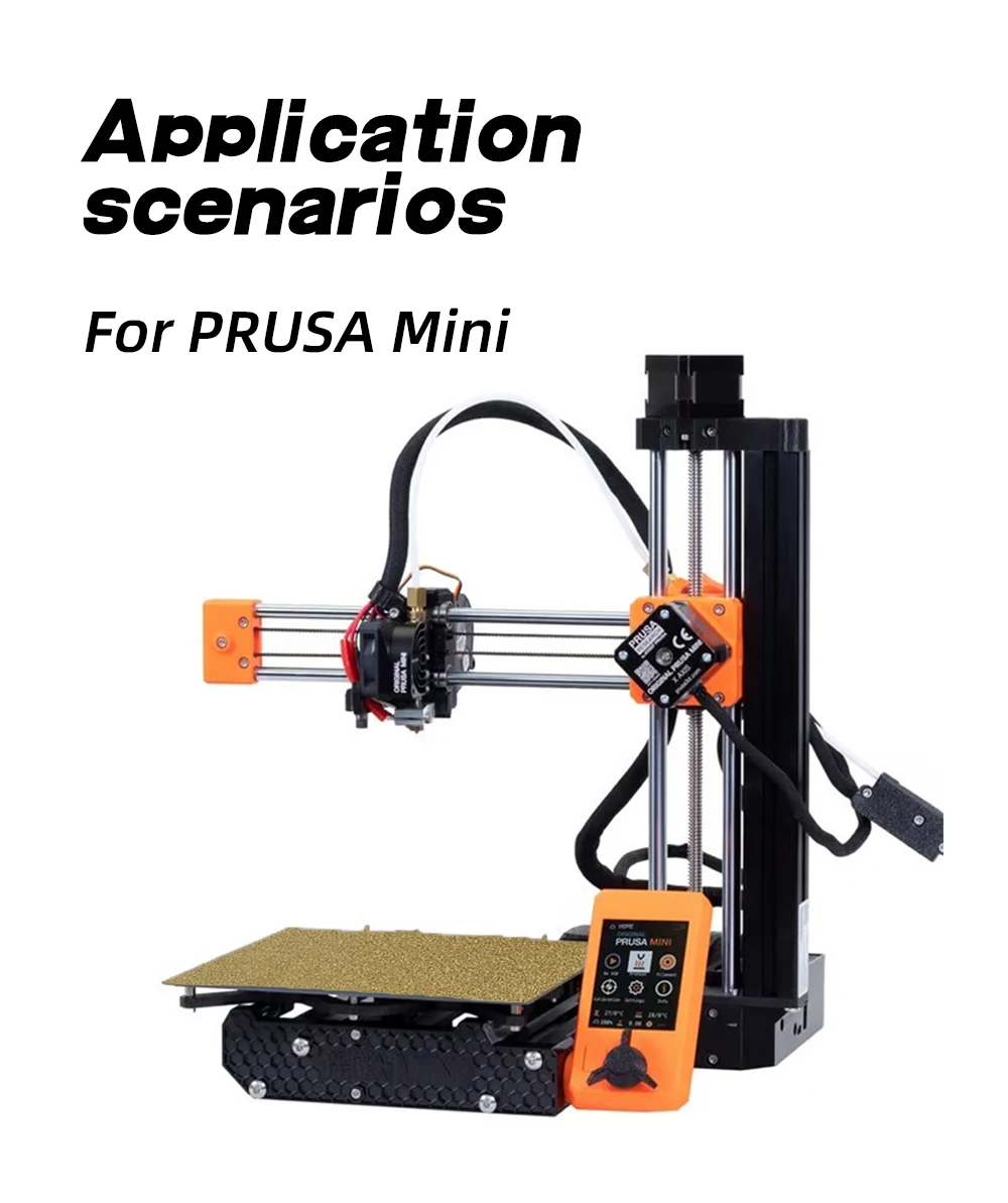 Trianglelab ® 190X188(200mm) Prusa MINI Gold Doppelseitige Strukturierte PEI Federstahl-Platte Pulverbeschichtete PEI-Bauplatte – Detail 4