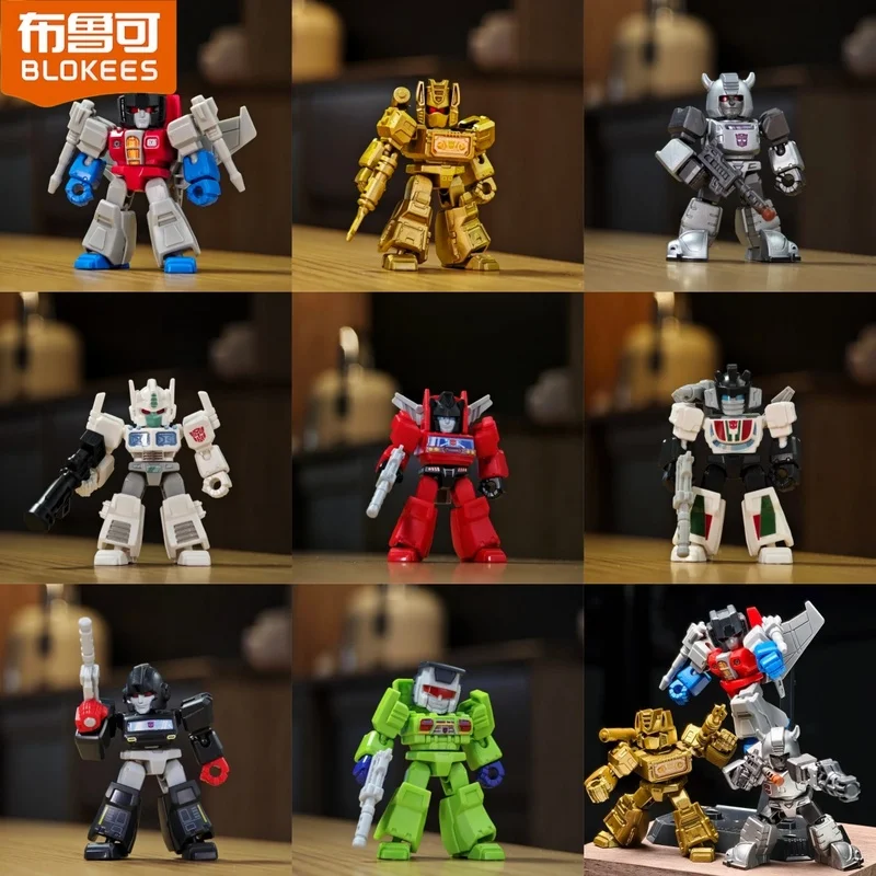 

Blokees Трансформеры Defender Series Starry V2 Edition Optimus Prime Megatron Starscream Bumblebee Сборочные блоки Игрушка для мальчиков