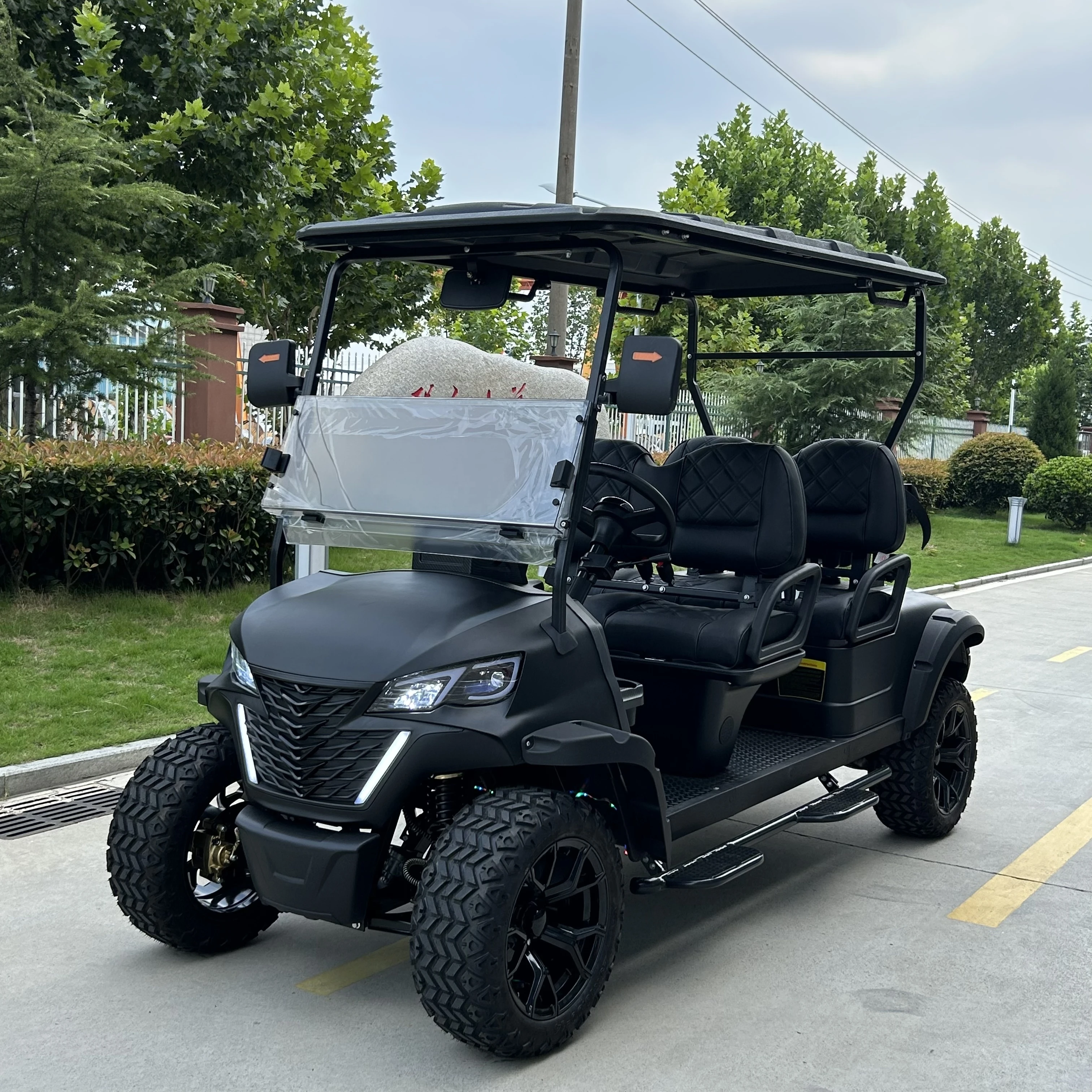 Electric Golf Cart Mini Electric Four-Wheeler City Bus Electric Hunting Car Sightseeing Car 2-8 Seats 2024 New Model