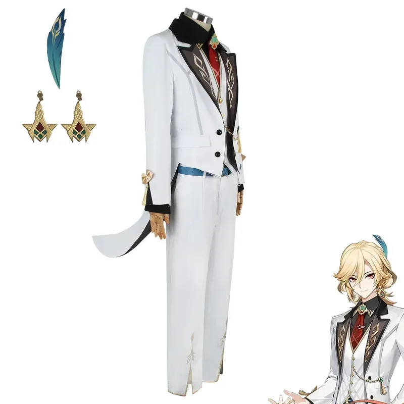 

Sky06 【Wetrose】В наличии платье Kaveh Косплей Костюм Genshin Impact Fanart Doujin Kaave Kaveh Полный комплект Хэллоуин66lU&