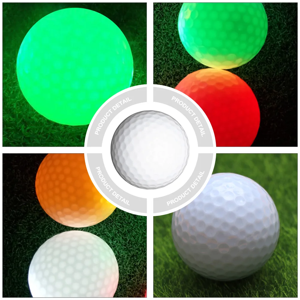 

1Pcs LED Night Ball Ultra Bright Glowing Rubber Durable Practice Training Light Up Ball for Outdoor Golf