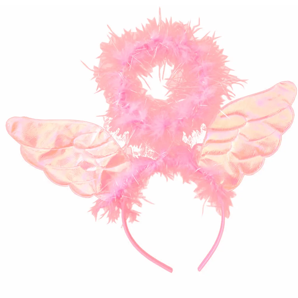 Angel Headband Wings Halloween Costume Cosplay Accessories Women Party Decorations Costume Christmas Fancy Dress