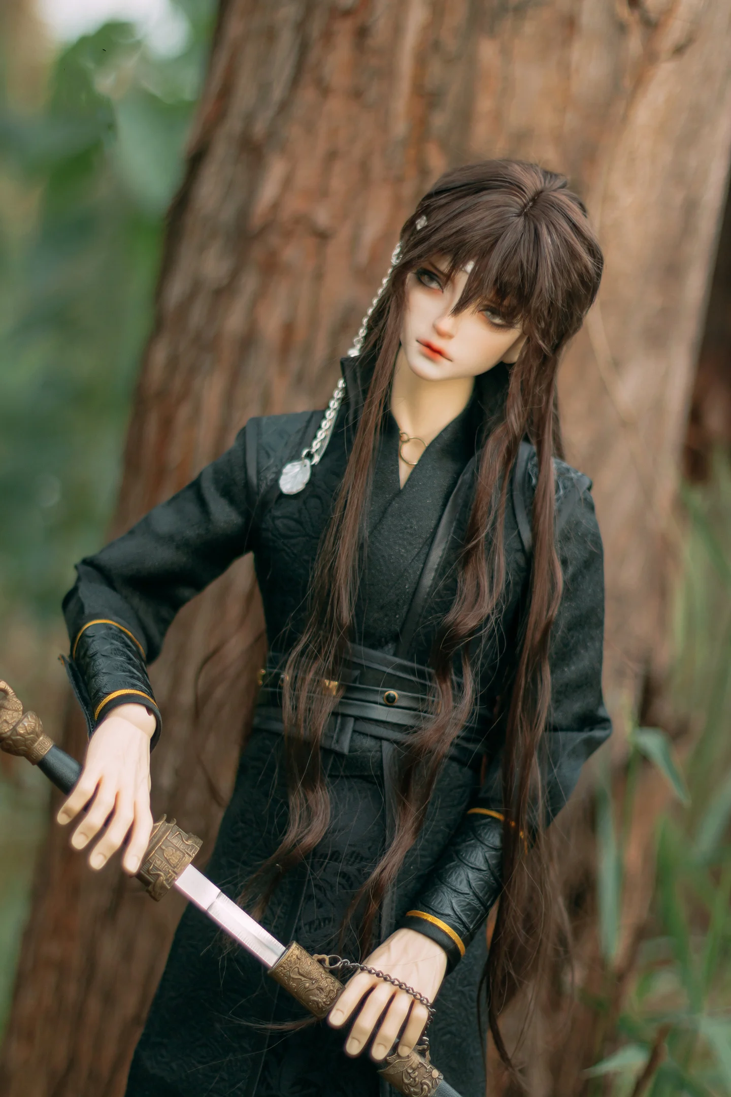 1/3 BJD Hanfu Ancient Costume Robe Warrior Outfit For SD13 POPO68 Longhun73 ID75 Strong Uncle Doll Clothes Accessories A1620