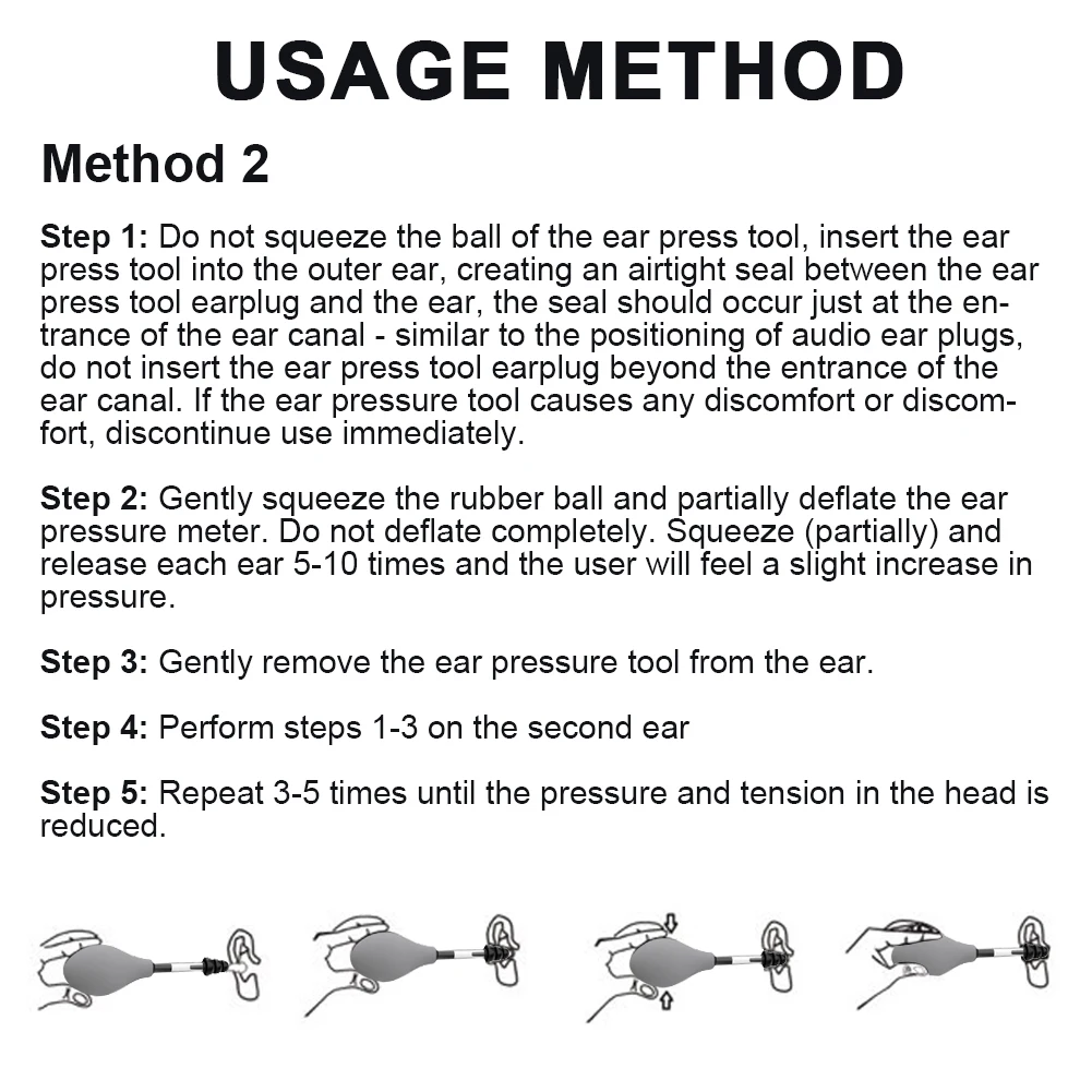 

Инструмент для измерения давления ушей, портативное всасывающее устройство для извлечения давления ушей, инструмент для извлечения внутреннего давления ушей, уменьшение напряжения для головной боли