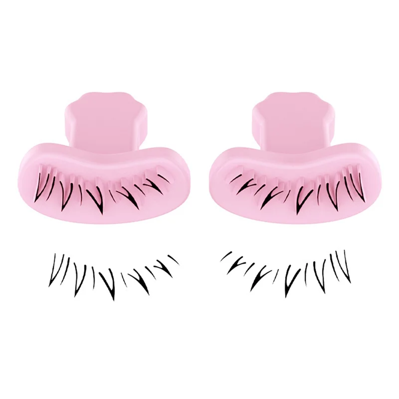 Outil de tampons de cils pour femmes, outil de maquillage pour les yeux, Extensions de cils inférieurs, aspect naturel pour maquillage débutant, faux cils durables