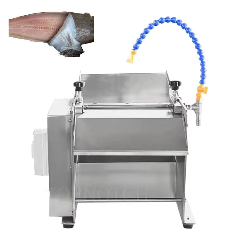 Efficient Fish Fillet Peeling Cod Fish Catfish Skin Scraping Removing Machine