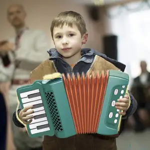 Cartoon Toy accordion for children, musical instrument, instrument for children, mini 8 Main Sales Children's accordion - №5
