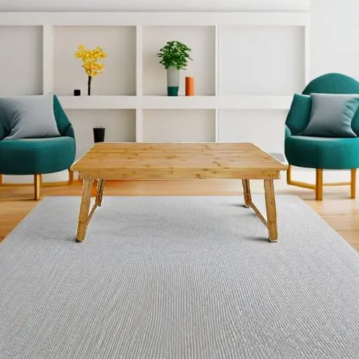 Folding Table for Living Room Small Spaces Picnic Table Ground Portable Table,Floor Desk for Adults