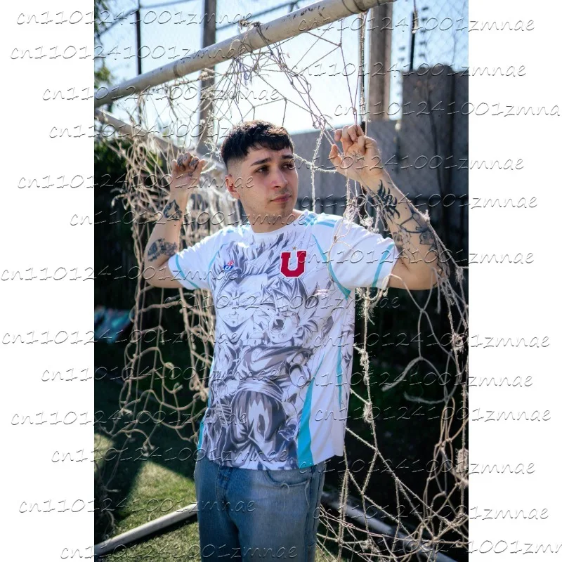 DBZ X U DE CHILE GOHAN Camiseta ligera de verano Estilo de camisa Ropa deportiva informal transpirable de secado rápido Adecuado para hombres y mujeres