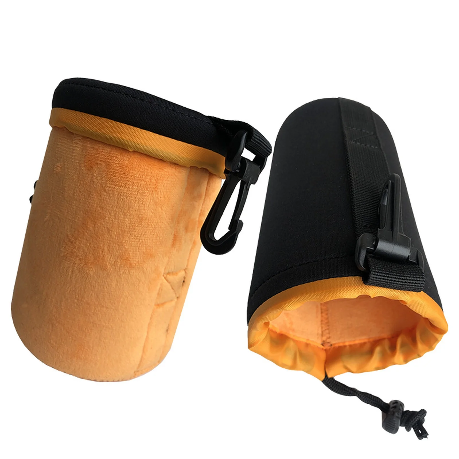 Digital Camera Lens Pouch Bag Fleece-lined Video Camera Lens Storage Bag Cases Thicken Single-lens Reflex Camera Lens Cases