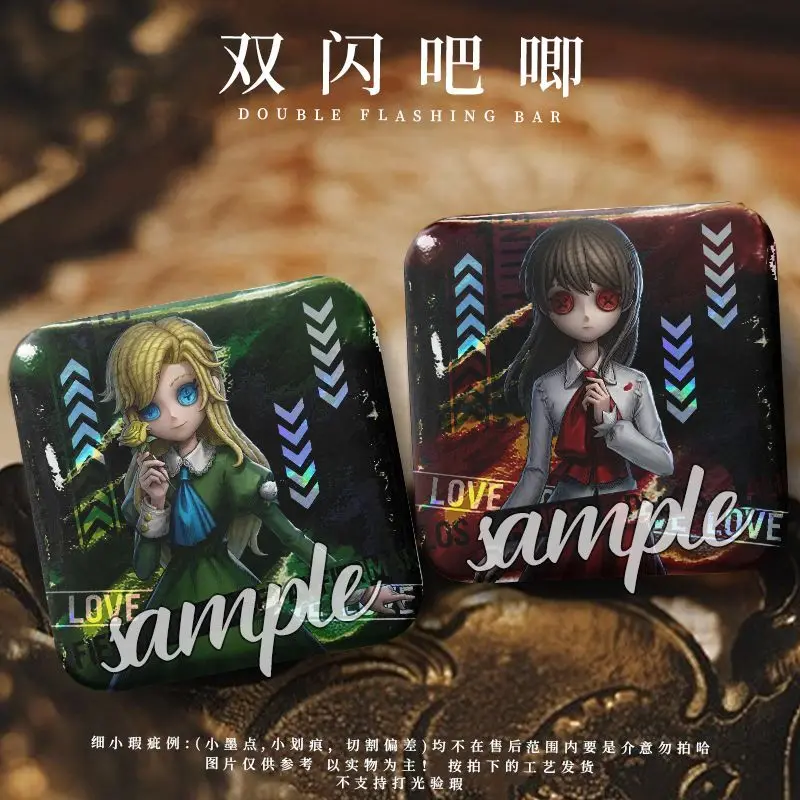 3 قطعة أنيمي الهوية الخامس أليس ديروز مارثا بيهميل بروش لطيف دبوس محفظة ظهره الملابس والمجوهرات شارة اكسسوارات هدية