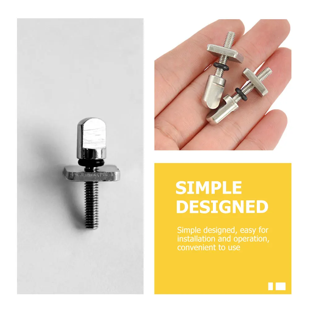 

4 Pcs Tail Rudder Screw Professional Surfing Parts Replaceable Screws Stainless Steel Waterproof Removable