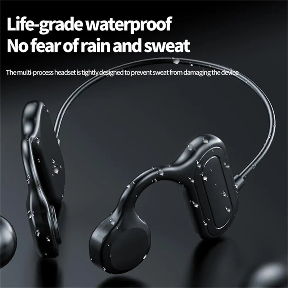 Stylish Wireless Headset HiFi Waterproof Cozy Wear Noise Cancelling Earphone Electronic Product