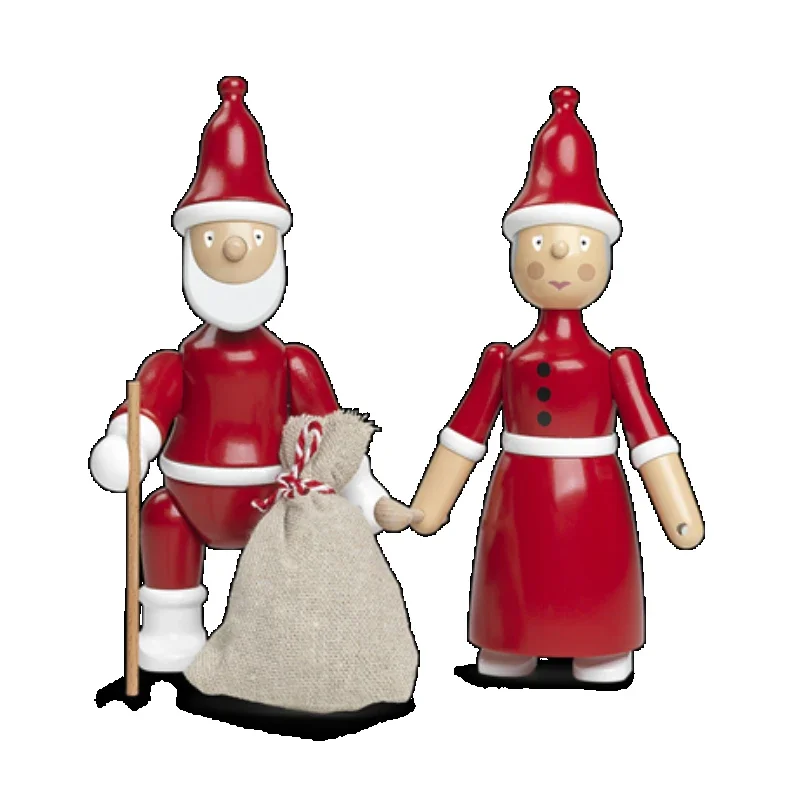 Santa Claus wooden ornaments, toys, wooden decorations