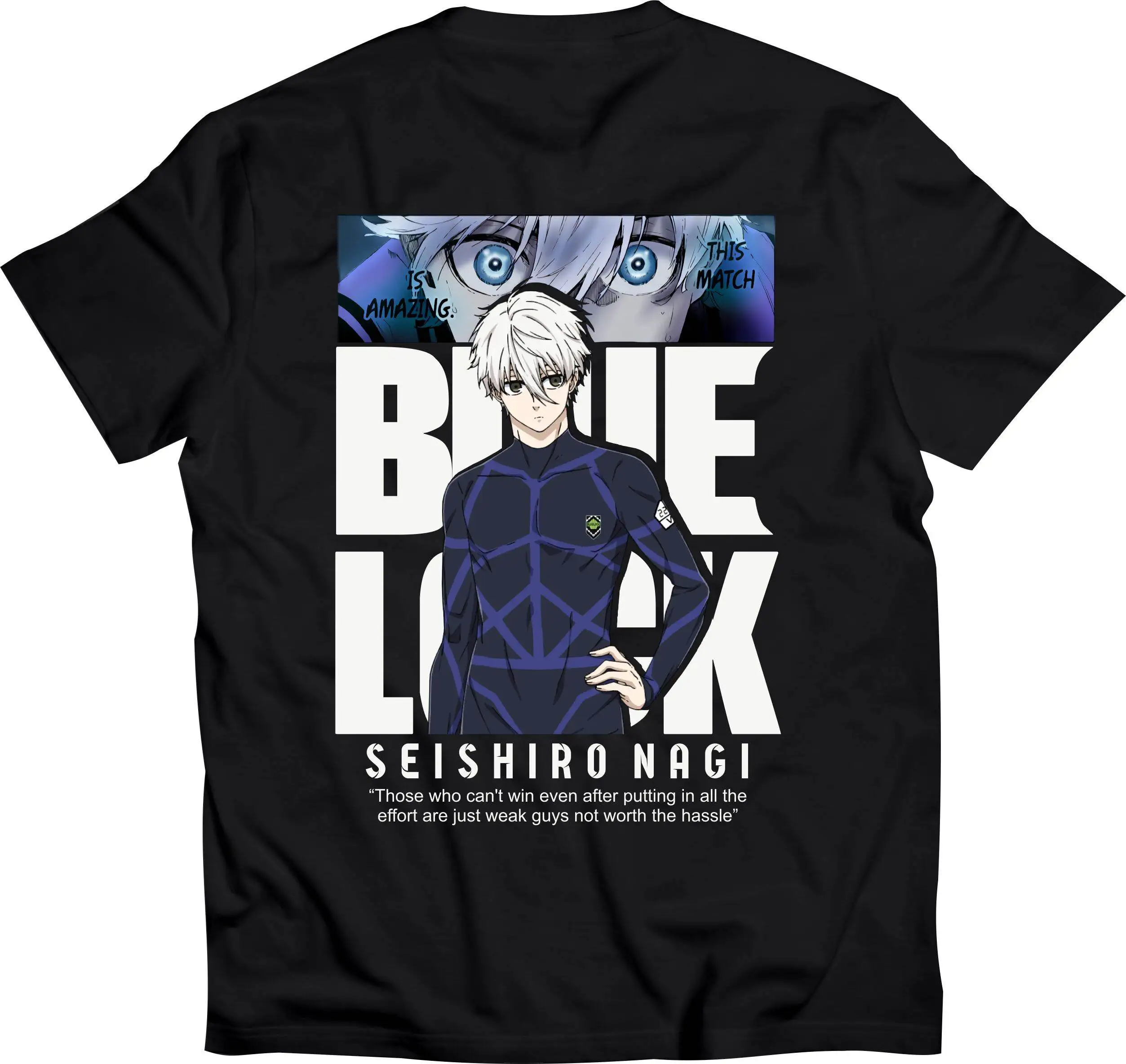 Baju Anime BLUELOCK SEISHIRO NAGI BL05# Kaos Anime KEREN