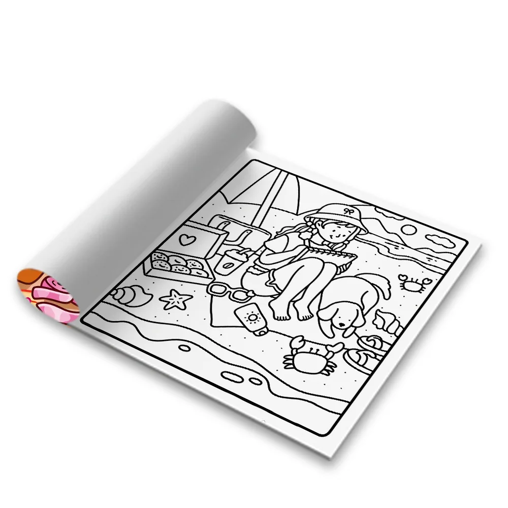 Hot-selling Coloring Books New Drawing Books Graffiti and Hand-drawn Drawing Books Paper Coloring Tracing Books for Adults