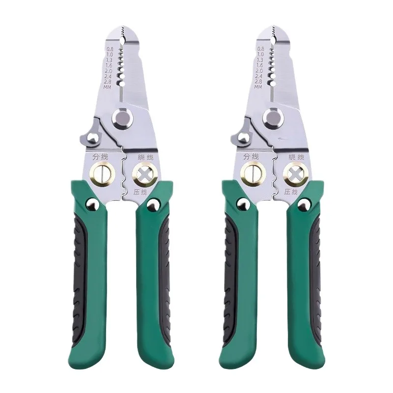 3pcs Multifunctional Wire Stripper Pliers, 7-in-1 Stripping/Crimping/Cutting Tool for Electrician