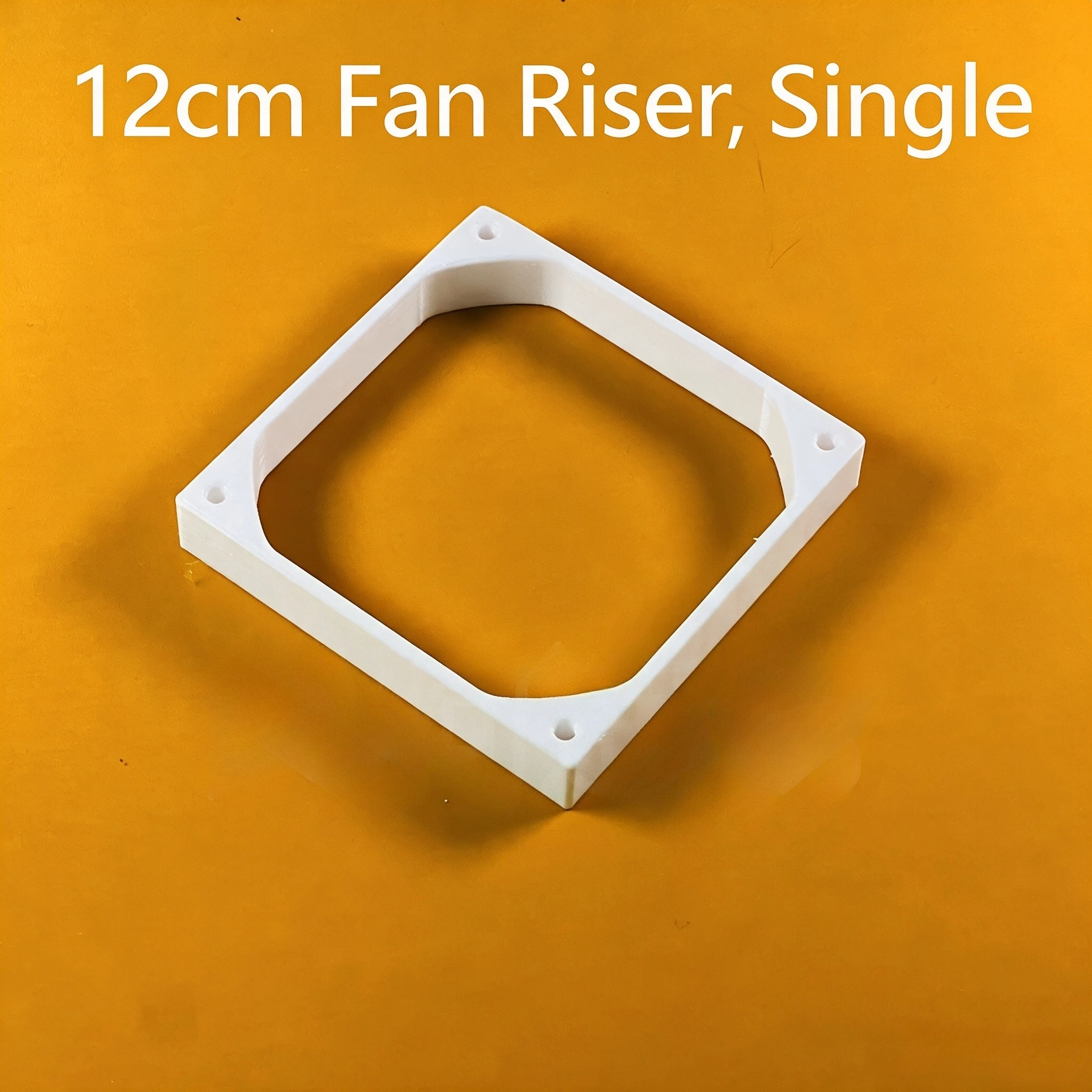 120mm PC Case Fan Spacer Riser Bracket with Free Screws, Dummy Radiator Mod Fan Height Extender